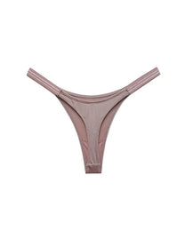 Curvvvy™ SparkleGlam – Seamless Leopard Print Bikini Thong