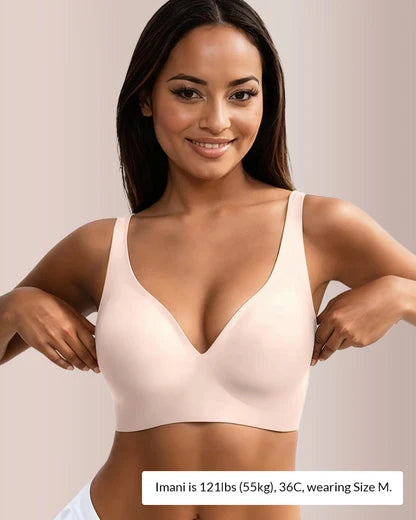 Curvvvy™ Deep V Lift Seamless Wireless Jelly Bra