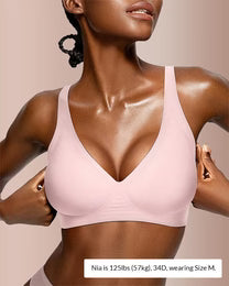Curvvvy™ Deep V Lift Seamless Jelly Bra