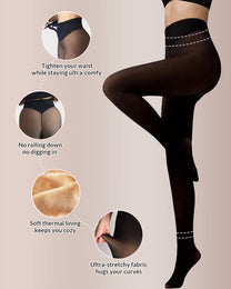 Curvvvy™ One-Seam Sculpting Thermal Tights