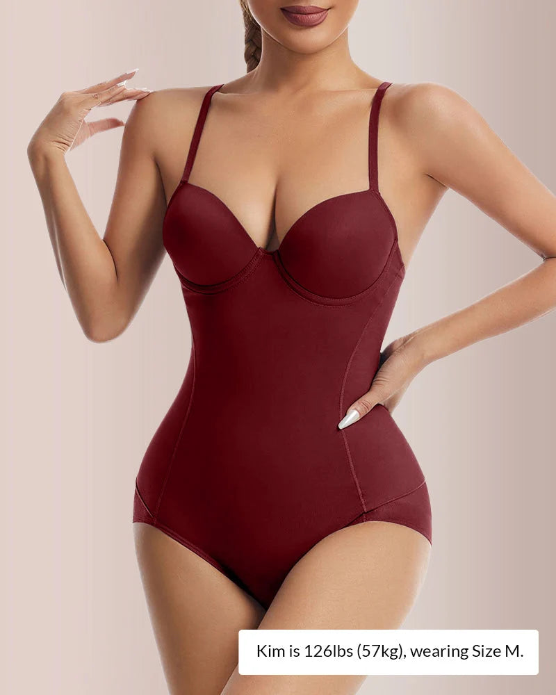Built-In Bra Tummy Control Shapewear Bodysuit