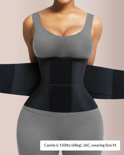 Curvvvy™ CurveFlex – Triple Wrap Adjustable Waist Trainer Belt
