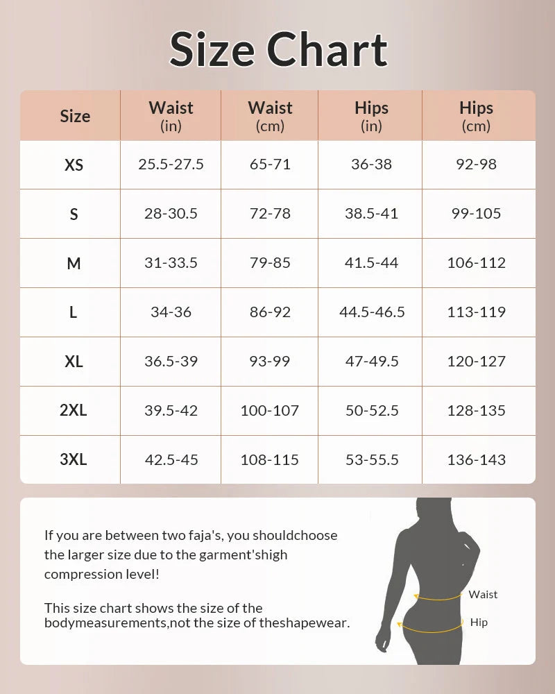 Zipper & Hook Body Shaper